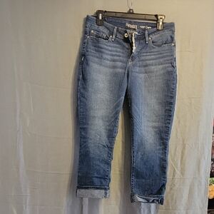 Signature Women's Dark Blue Ankle Jeans